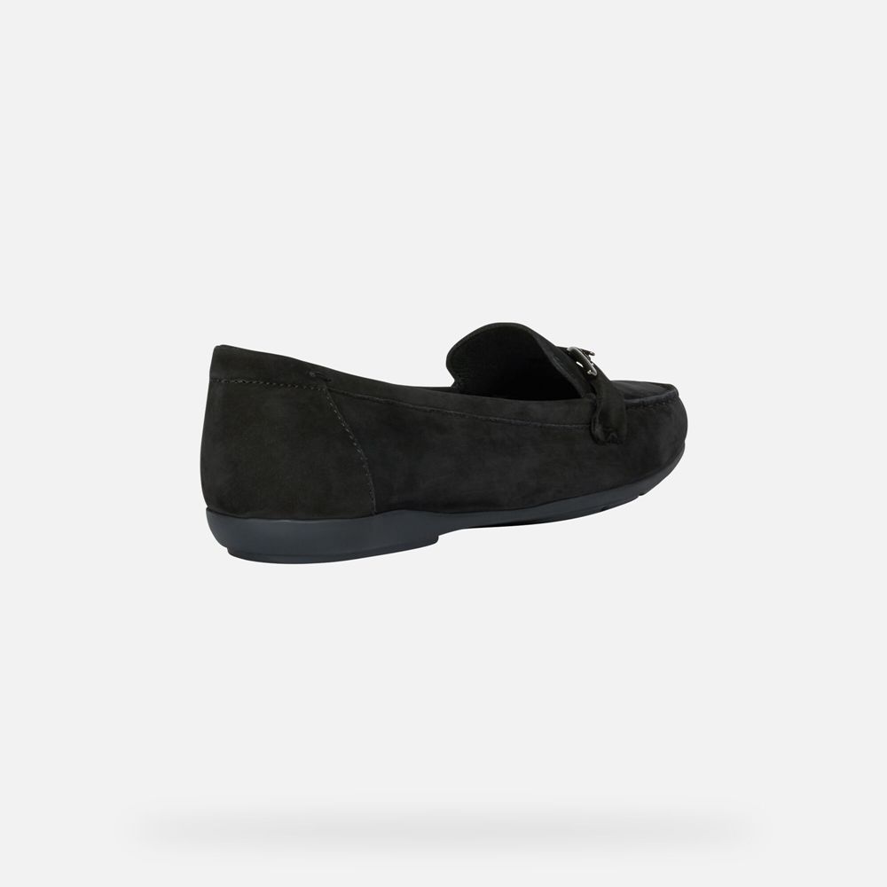 Geox Bayan Loafers Siyah - Annytah - DSG-367589